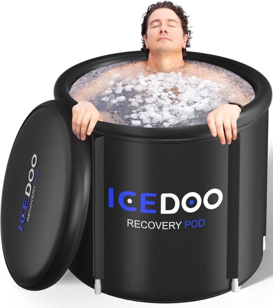 Upgrade Large Capacity Cold Plunge for Athletes and Fitness Enthusiasts, Multi-Layered Portable Cold Plunge for Recovery and Cold Water Therapy, Suitable for Outdoor or Indoor Use