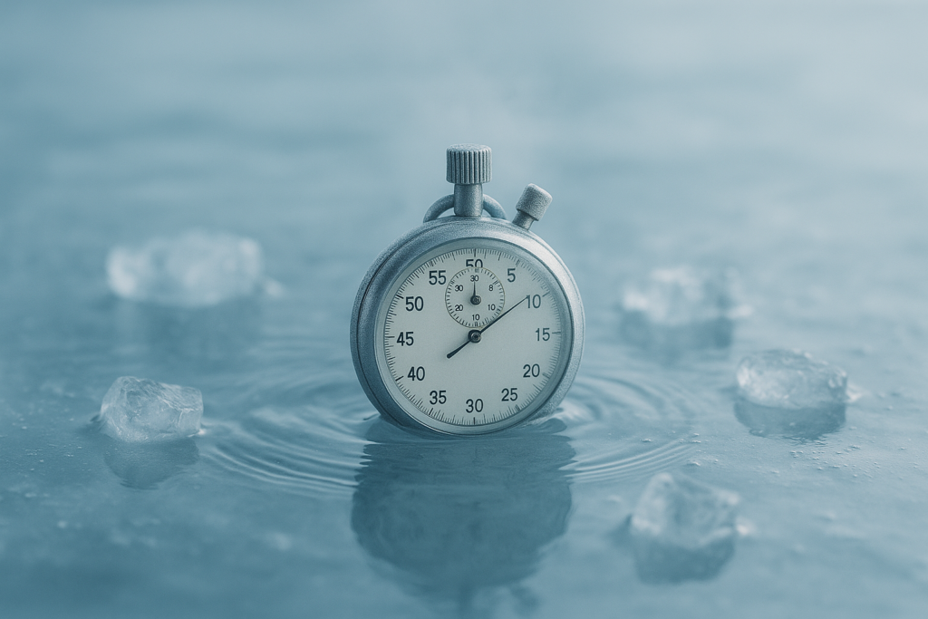 Living In The Present Moment During Ice Baths Living In The Present Moment During Ice Baths