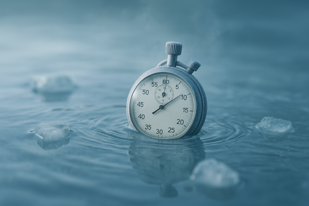 Living In The Present Moment During Ice Baths Living In The Present Moment During Ice Baths