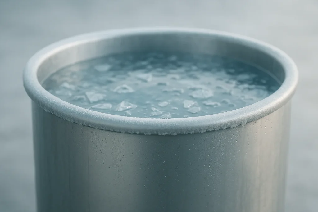 What counts as a cold plunge, and how cold is the water typically?